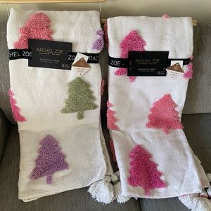 Pink Christmas Tree Blankets